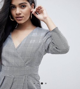 mini dress with wrap skirt