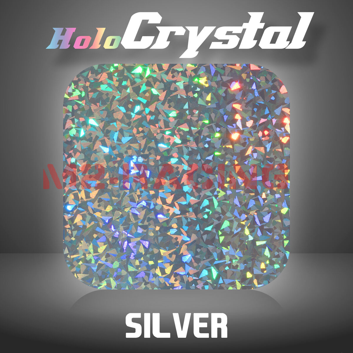 HTV Crystal Silver Heat Transfer Vinyl Iron 20