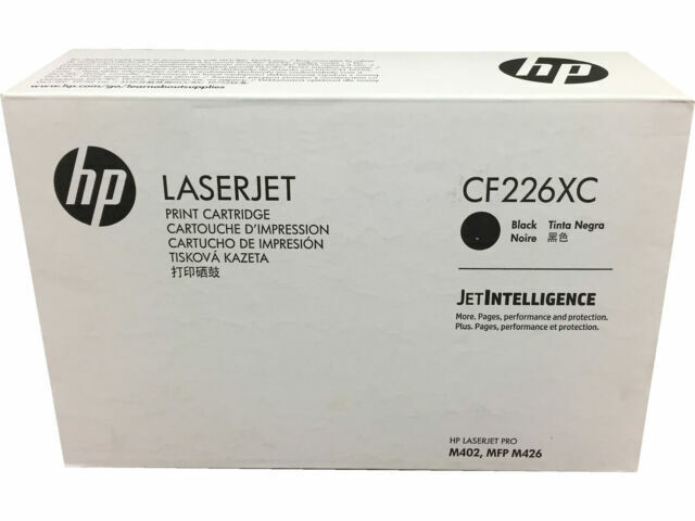 HP CF226XC CF226X (26X) High Yield Black Toner Cartridge Genuine OEM Original