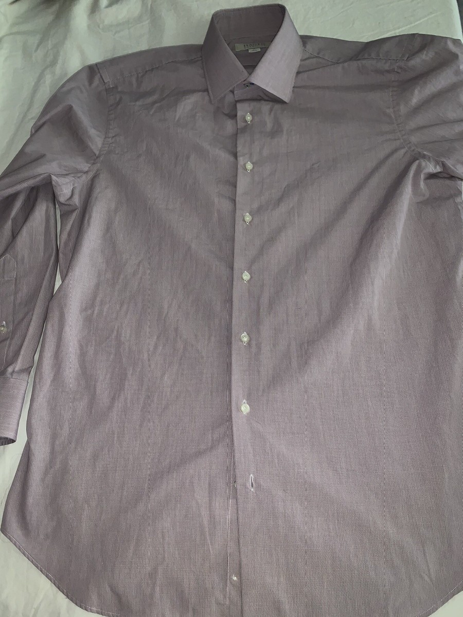 Hagen Men's Check Cotton Luxury Casual Shirt Size 17 | eBay