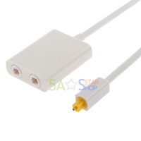 Digital Toslink Optical Fiber Audio Male 1 To 2 Female Splitter Adapter Hifi Dvd Digital Toslink Optical Fiber Audio Male 1 To 2 Female Splitter Adapter Hifi Dvd