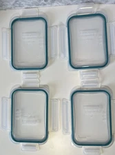Snapware Replacement Lids 5 X 7 Airtight Plastic Food Storage Cover 4 Pc Set
