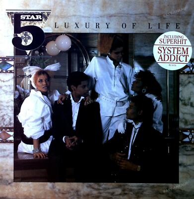 5 Star - Luxury Of Life LP 1985 (VG+/VG+) '
