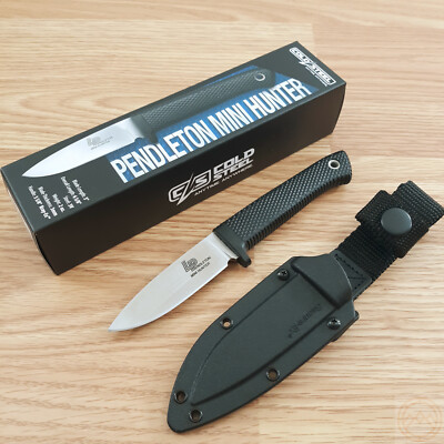 Cold Steel Pendleton Mini Hunter Fixed Knife 3'' CPM-3V Steel Blade Ergonomic