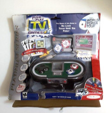 Jakks 2004 World Poker Tour Plug and Play TV Video Interactive Handheld Game