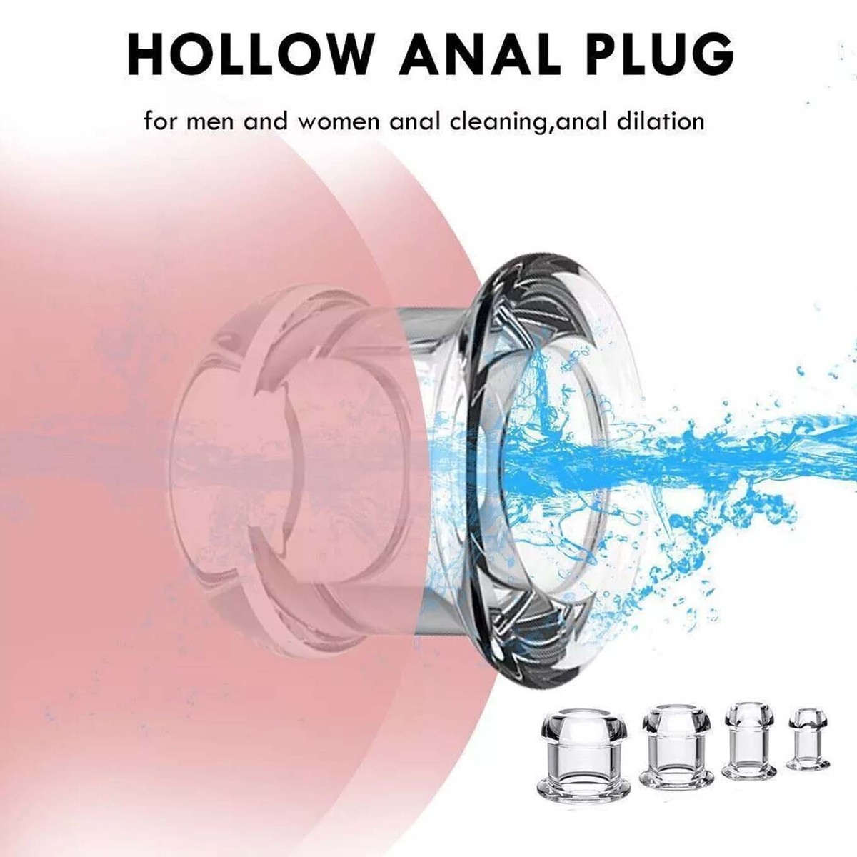 plug anal avis CalExotics Jewel Round Aluminum Anal Plug, Rose Small main image 1