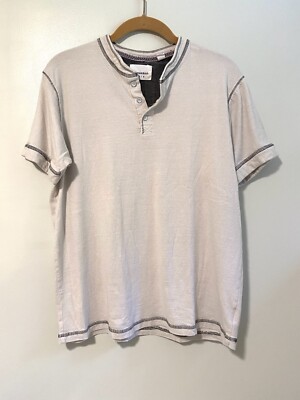 Paper Denim Cloth Men’s Henley Tee Shirt Size S-