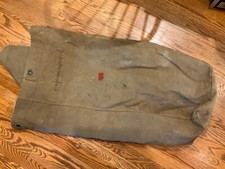 Vintage Military Duffle/Sea Bag U.S. Canvas Army Green Carryall Sack Vietnam 5