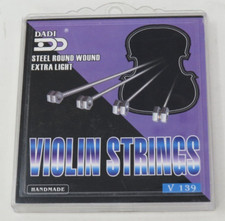 Steel Round Wound Extra Light Violin Strings V139