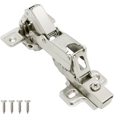 165° Degree 3/8" HALF Overlay Lazy Susan Corner SOFT Close Cabinet Hinge H-Q