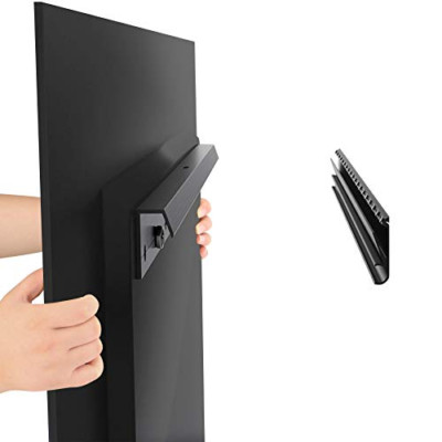 HYPIGO No Stud TV Wall Mount, Studless Drywall Hanger Bracket for Black 