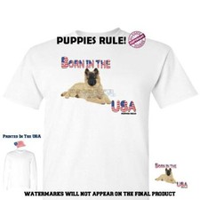 Puppies Rule Belgian Tervuren Dog Breed Born In The USA Series Graphic T Shirt