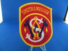 Vintage Smith and Wesson S W Firearms Embroidered Patch