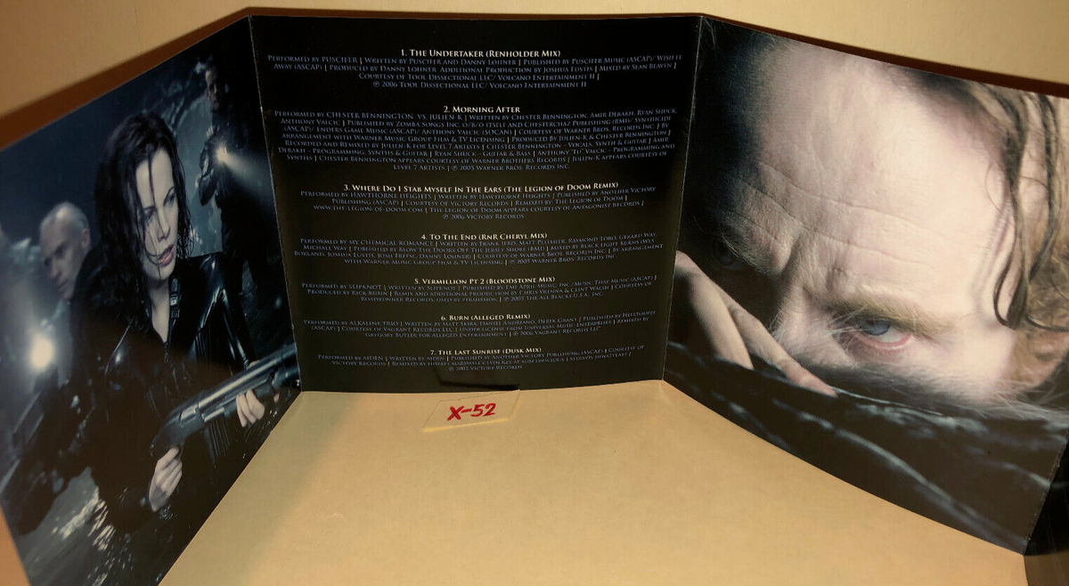 Underworld Evolution CD soundtrack My Chemical Romance Lacuna Coil