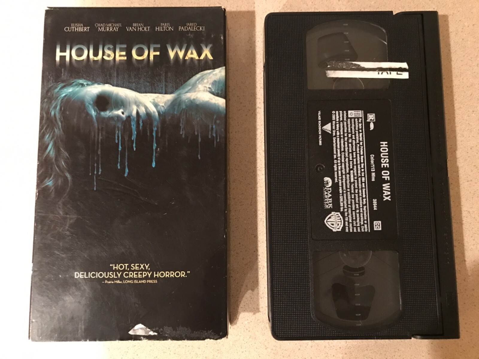 House of Wax (VHS, 2005) Paris Hilton, Elisha Cuthbert, Chad Michael