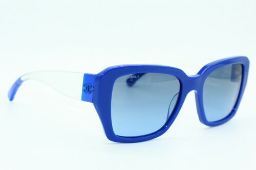 Rare Authentic Vintage Chanel 5002 c. 531 Blue Violet 50mm Sunglasses Italy