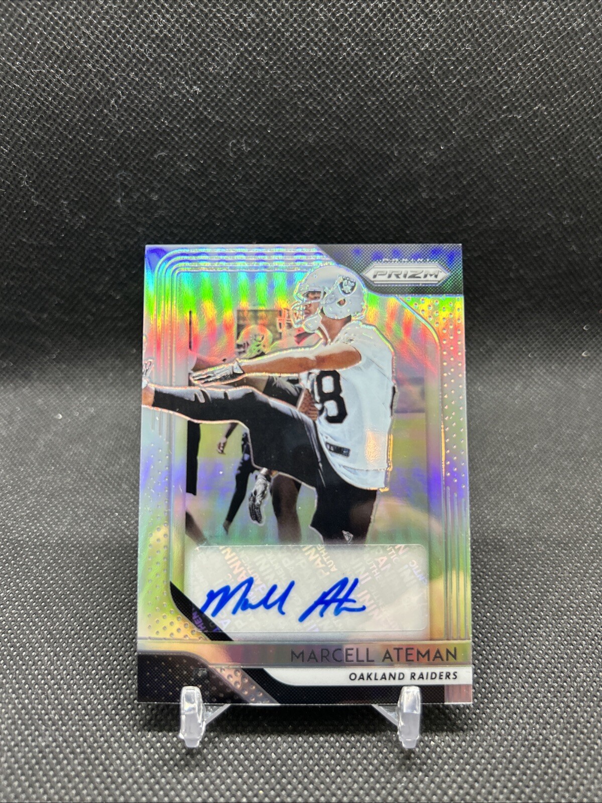 Marcell Ateman Panini Prizm Rookie Autographs #MA Silver