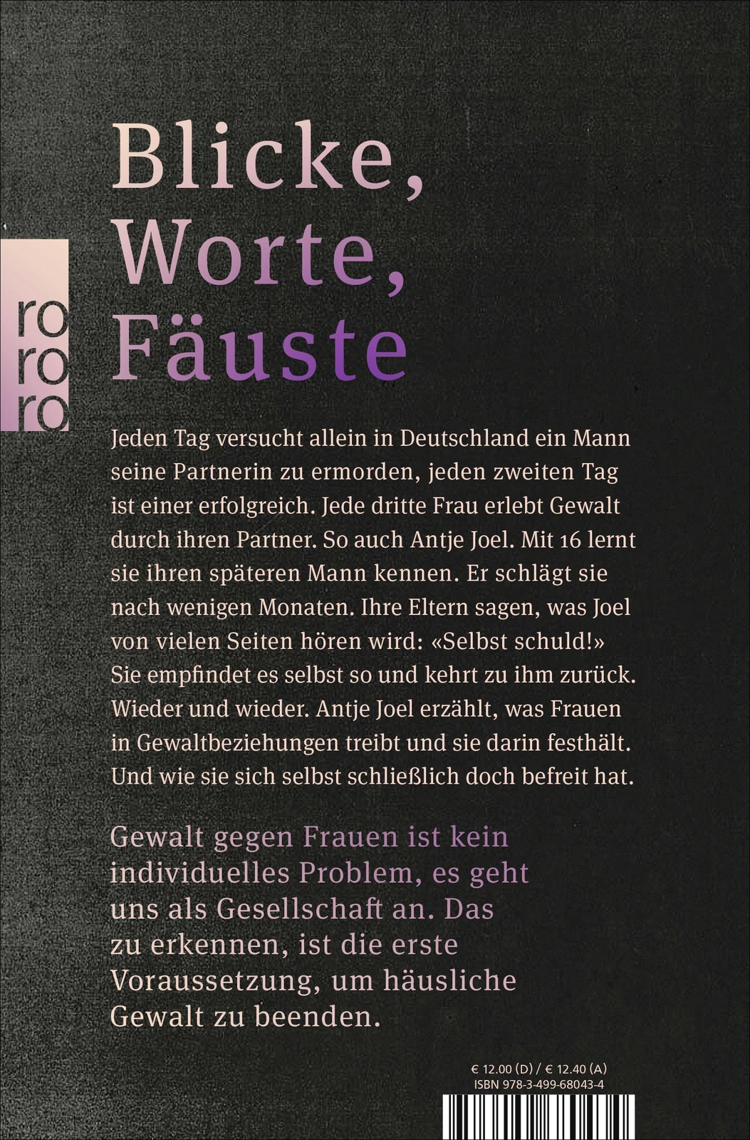 Thumbnail - Prügel, Antje Joel