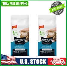 2 Bag CAT LITTER Multiple Cat Lotus Blossom Scented, Odor Control, 28 lb Bag