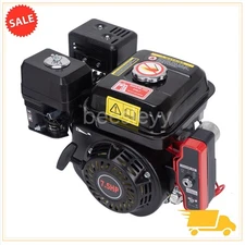 212CC 4-Stroke 7.5 HP Electric Start Go Kart Log Splitter Gas Engine Motor Power