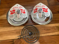 Range Kleen Steel Drip 8" Reflector Bowls Pack of 2