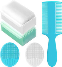 Cradle Cap Brush for Babies, Set of 5 Baby Bath Essentials with Bath Sponge Sili
