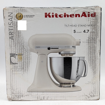 #ad KitchenAid Artisan Series 5 Tilt Head Stand Mixer in Porcelain White KSM150PSPL $334.97