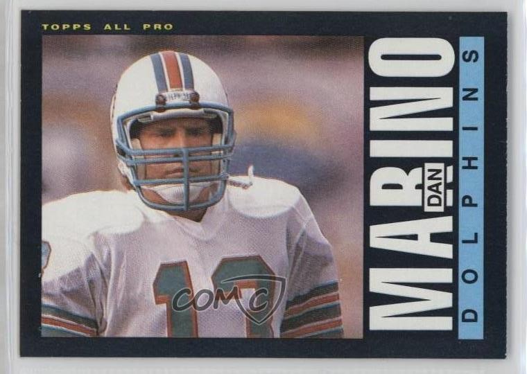 1985 Topps Dan Marino #314 HOF 14u6