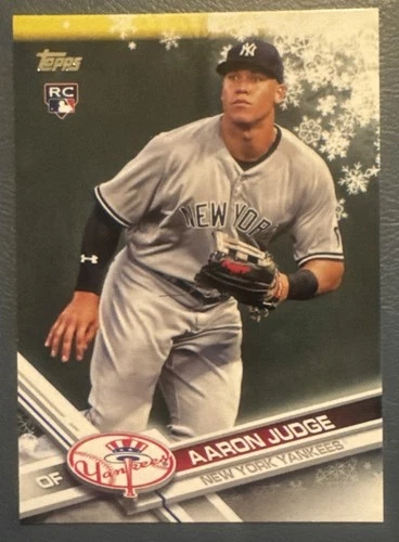 Aaron Judge 2017 Topps Holiday Snowflake Rookie Card #hmw99 (8002)