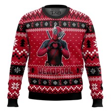 Deadpool X Wolverine Ugly Christmas Sweater