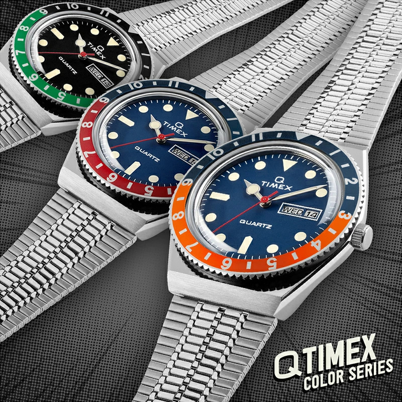 Timex x Coca-Cola Collaboration Q TIMEX Reissue Special Edition