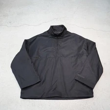 FEAR OF GOD ESSENTIALS Nylon Half Zip Anorak Jacket Black S 2024 AW New