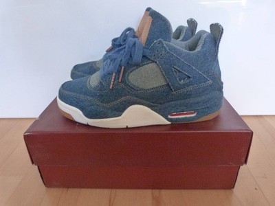 Nike Air Jordan 4 Retro Levi's Denim blau   Gr. 39   2×getragen