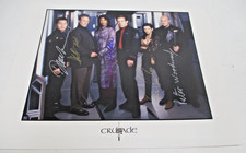 SIGNED X5 PHOTO 1999 CRUDASE TV Series DANIEL DAE KIM Peter Woodward COA CM5792