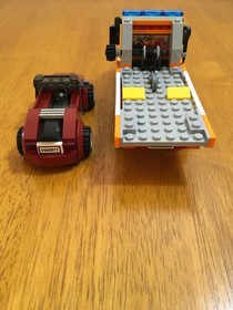 LEGO CITY 60017 FLATBED TRUCK 100% Complete w/correct mini figs & accessories