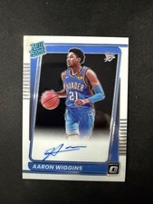2021-22 Panini Donruss Optic Rated Rookie Signatures Holo Aaron Wiggins RC #191