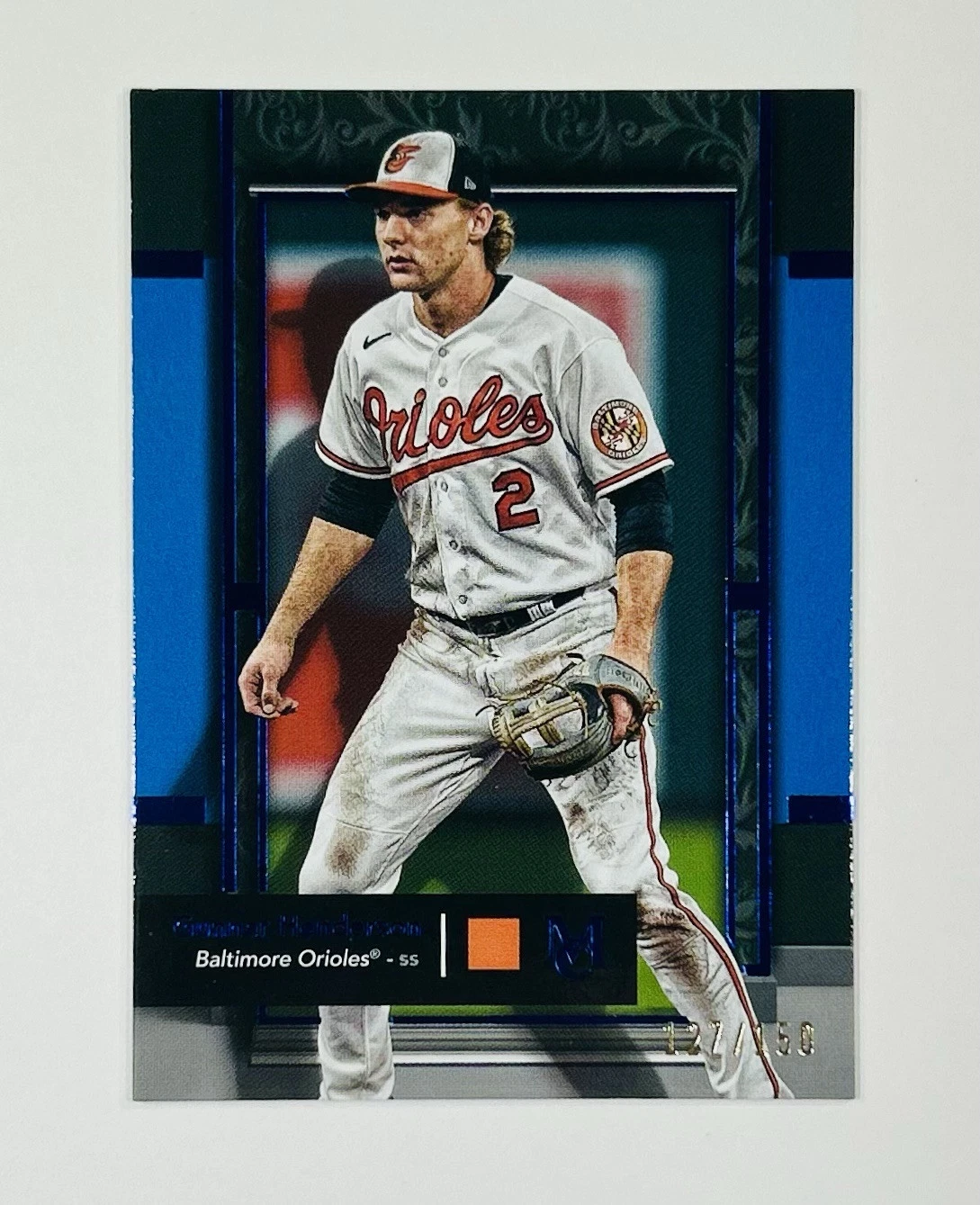 2024 Topps Museum Collection Gunnar Henderson Sapphire 127/150 #4 Orioles