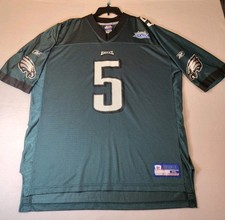 VTG 2005 Philadelphia Eagles Donavon McNabb Superbowl XXXIX Reebok Jersey 2XL