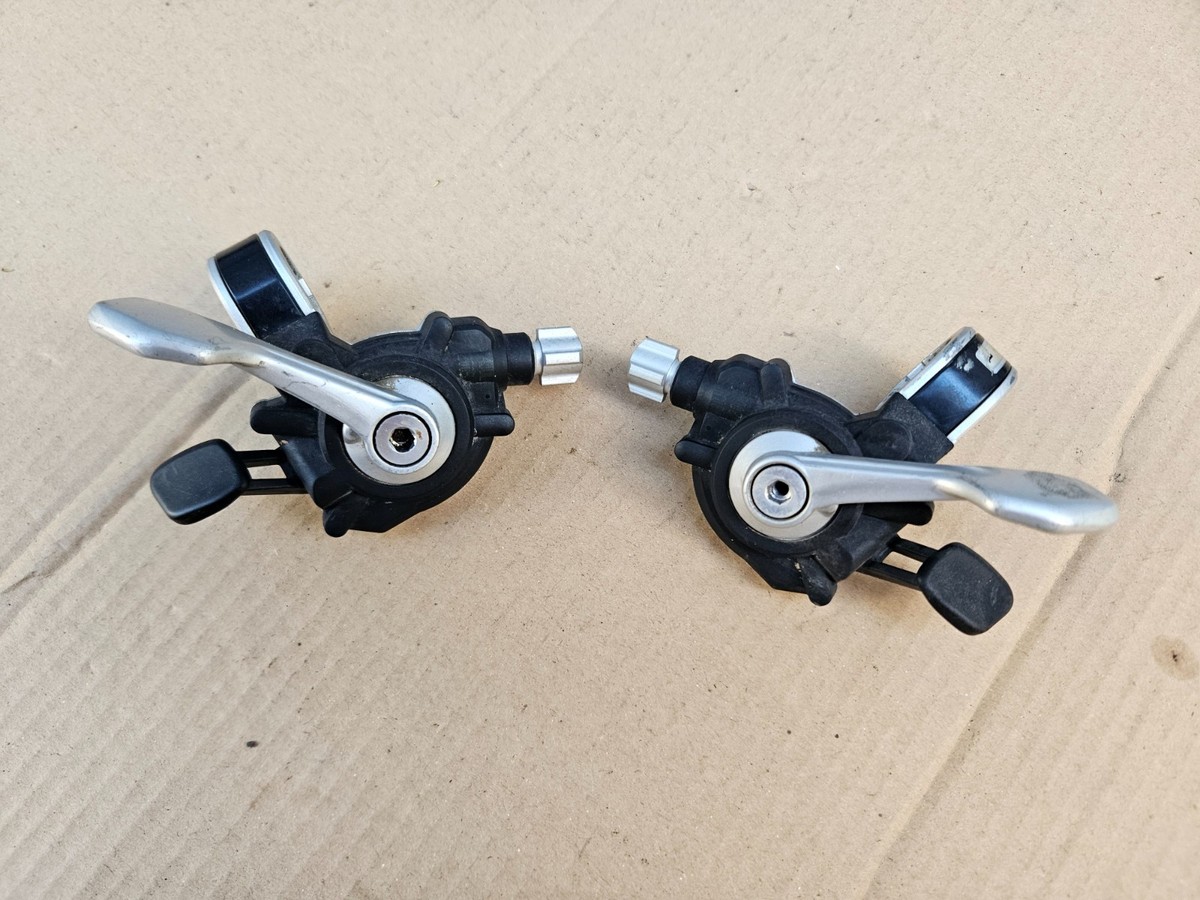 SRAM X9 Mountain Bike Trigger Shifters 9 Speed Silver Left + Right