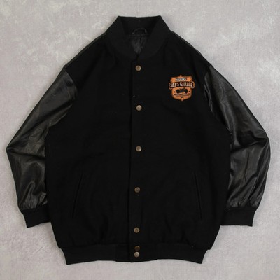 Steve & Barry's Vintage Kunstleder Motorräder Collegejacke Small Herren