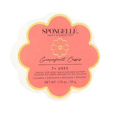 Spongell Grapefruit Cassis Daisy Spongette Bath Sponge Body Wash Scrubber