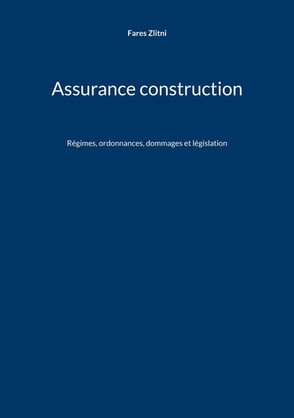 Fares Zlitni | Assurance Construction | Taschenbuch | FranzöSisch (2023)-image