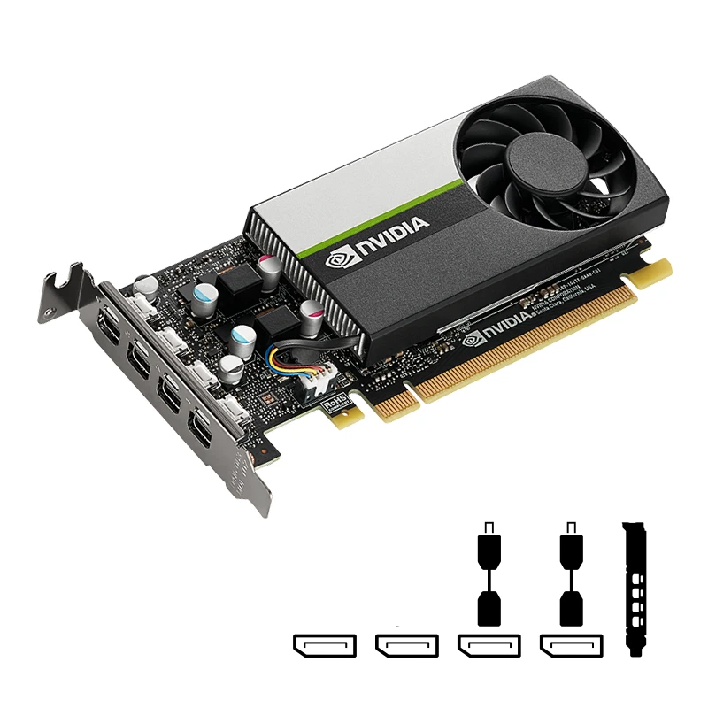 Nvidia T600, 4GB GDDR6, 4x mDP (PNY VCNT600-PB), Quadro, RTX 3536403384784
