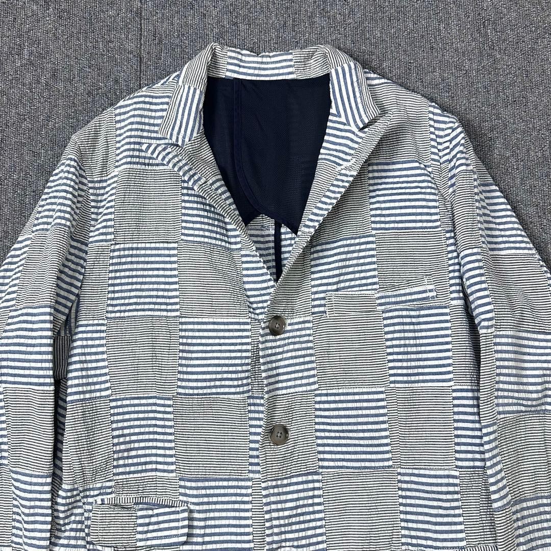 BEAMS PLUS Patchwork Tailored Jacket Men's L Seer… - image 3