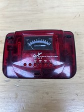 Fender AG-6 Red Automatic Guitar Tuner Built-...