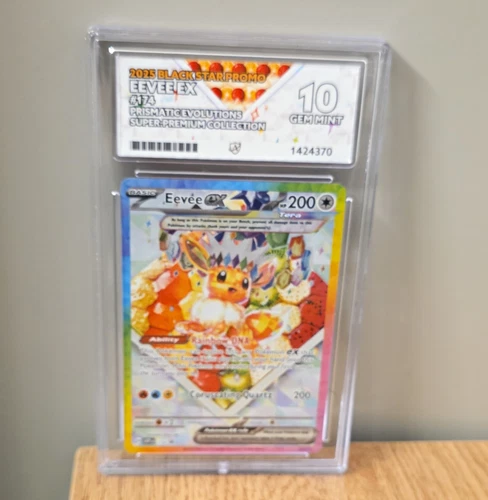 ACE Grading 10 Eevee ex #174 (2025 Prismatic Evolutions) Promo Holo ENG