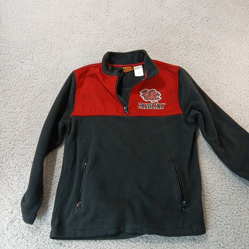 South Carolina Gamecocks Sweatshirt Boys 14/16 Fleece Pullover 1/4 Zip Sweater - Picture 1 of 7