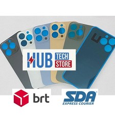 BACK COVER BIG HOLE VETRO SCOCCA per IPHONE 12 PRO - 12 PRO MAX COPRI BATTERIA