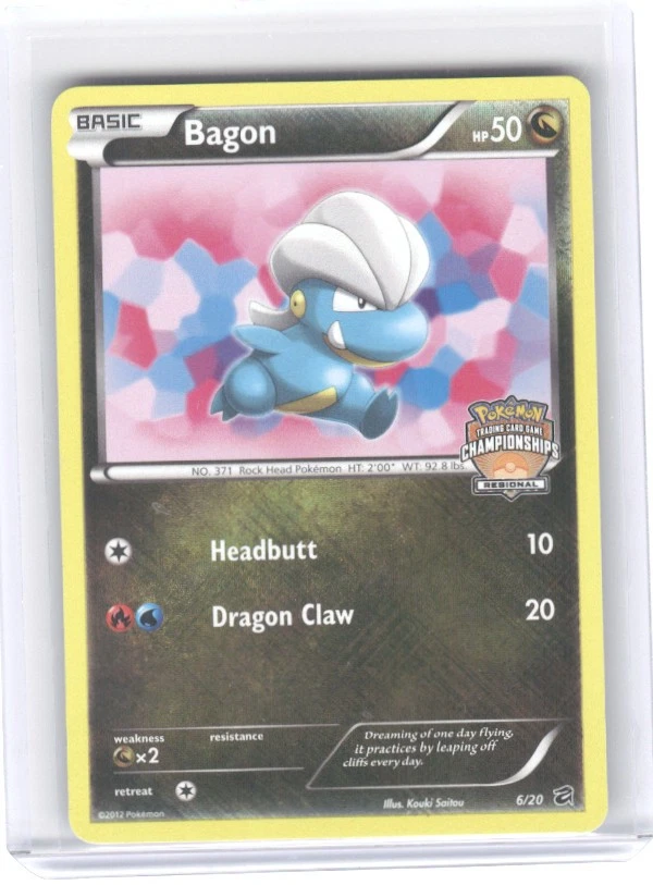 bagon pokemon card value Bagon 006/020 League & Championship Cards for sale