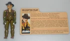 1983 Wild Bill v1 Dragonfly Pilot Figure File Card Vintage G.I. GI Joe 3.75 ARAH